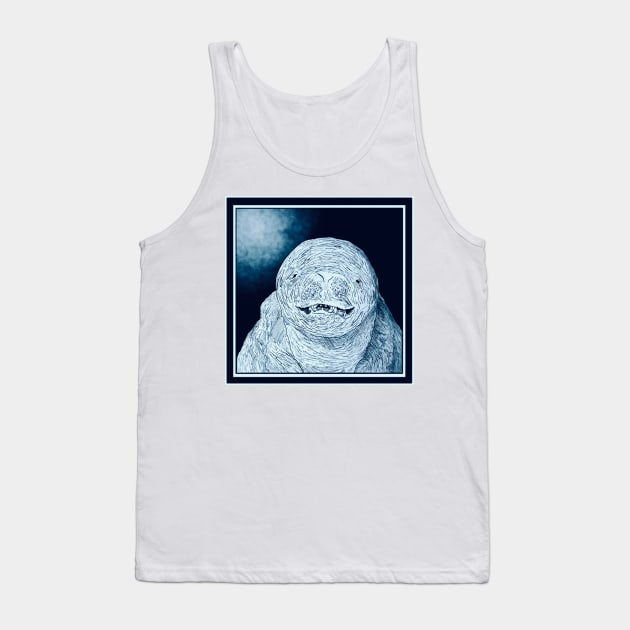 "Bonus" Seal Mummy Tank Top by Station Blue